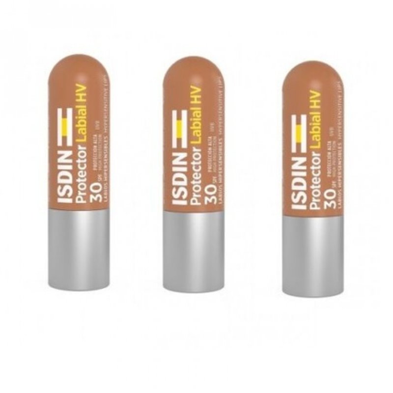 ISDIN Lip Protector HV SPF 30 Stick 4g for Hypersensitive Lips to the Sun