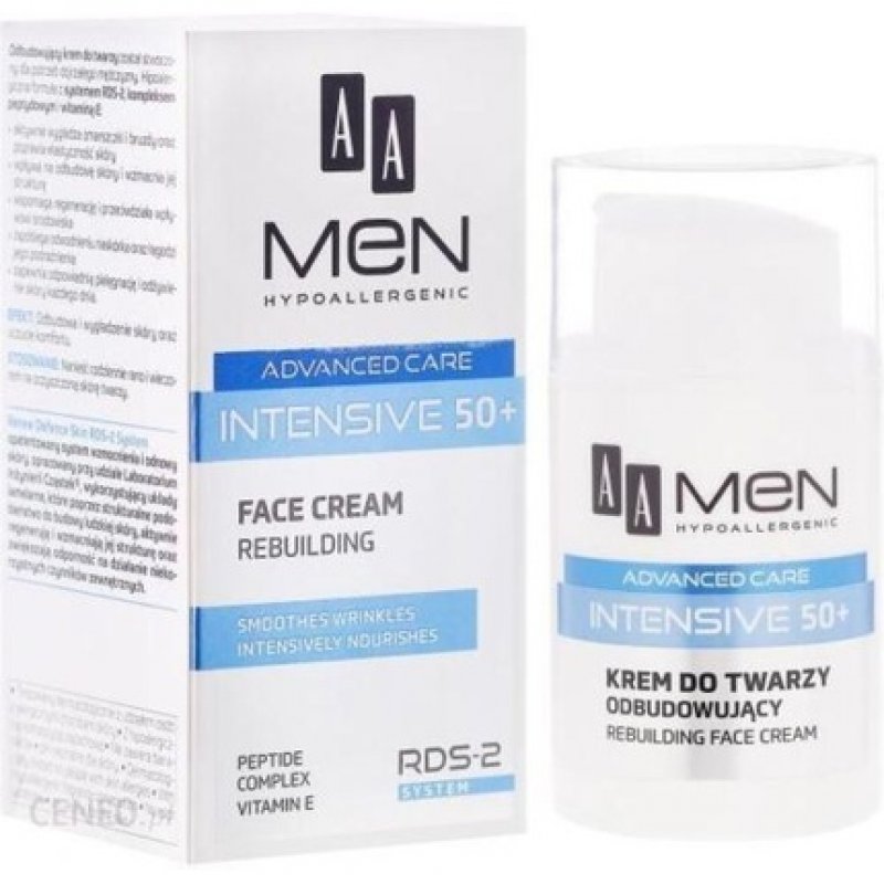 AA Oceanic Men Hypoallergenic Advanced Intensive Rebuilding Face Cream 50 50ml