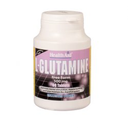 Health Aid L-Glutamina 500 Mg X 60 Comp