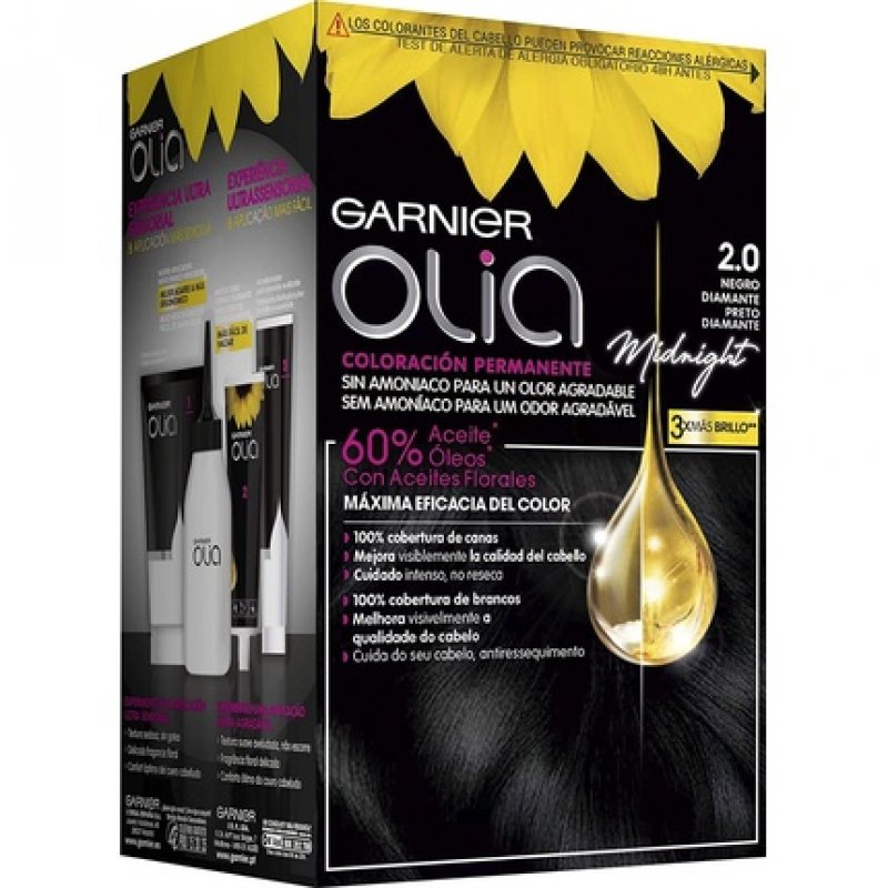 Olia Permanent Hair Black Diamond Color 2.0