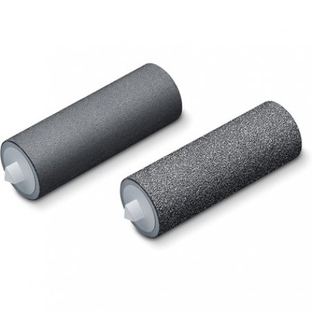 Beurer MP 55/28 Callus Remover Replacement Rollers - Removes Calluses, Corns, and Rough Spots - Two Coarse/Fine