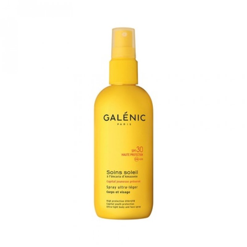 Galénic Sun Care Ultra-Light Body and Face Spray SPF 30 125ml