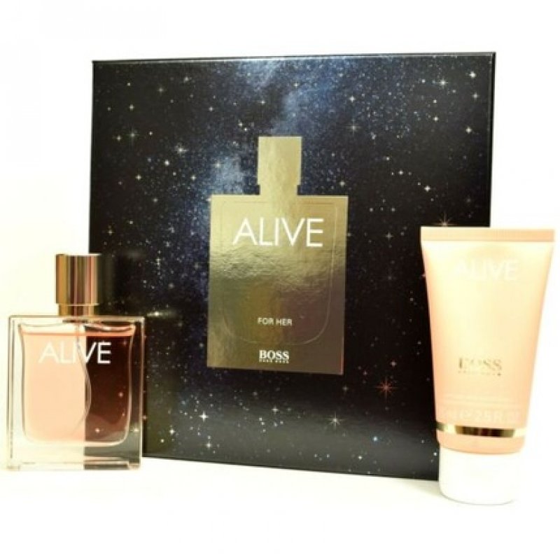 Hugo Boss Alive Gift Set Eau De Parfum 50ml Body Lotion 75ml