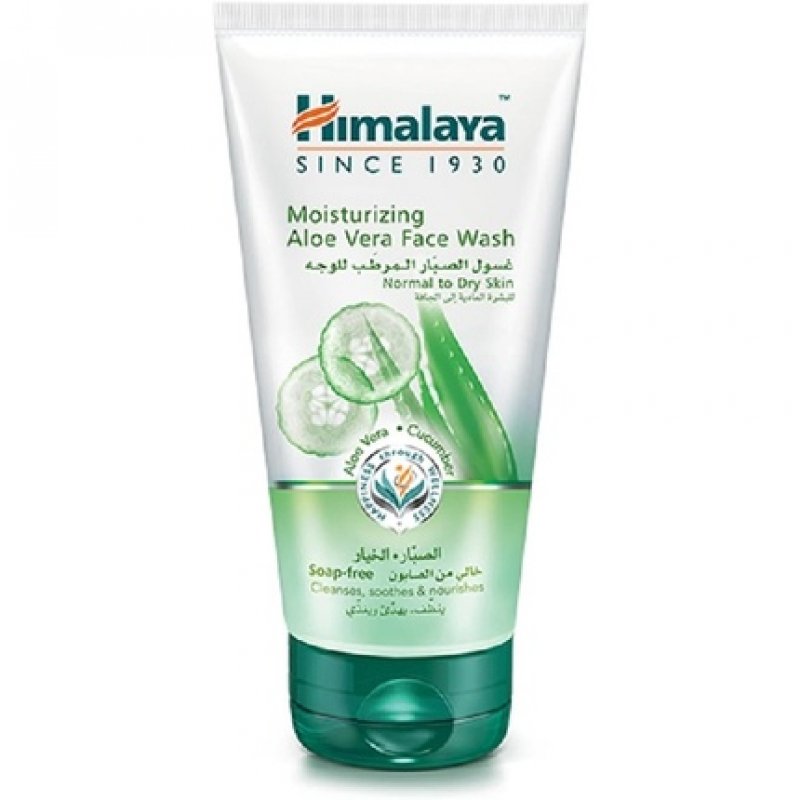 Himalaya Aloe Vera Face Wash with Cucumber Gentle Moisturizing Facial Care 150ml