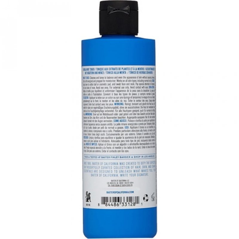 Baxter of California Herbal Mint Toner Purifying Astringent Facial Toner 8 Fl oz