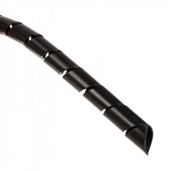 InLine compatible Spiralband Kabelschlauch, schwarz - 18mm x 10m