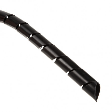 InLine compatible Spiralband Kabelschlauch, schwarz - 18mm x 10m