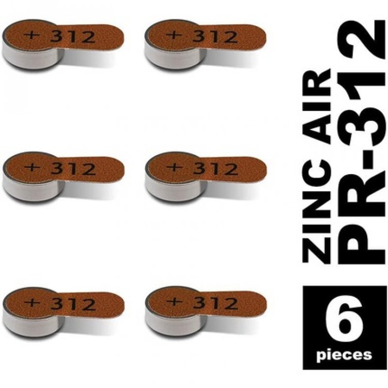 Pana Zinc Air PR-312/6LB    1.4V     6er | 312