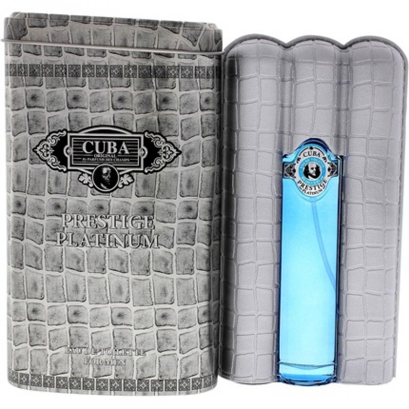 Prestige Platinum Cuba Eau de Toilette Spray for Him 90ml