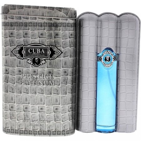 Prestige Platinum Cuba Eau de Toilette Spray for Him 90ml