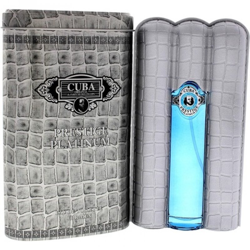 Prestige Platinum Cuba Eau de Toilette Spray for Him 90ml
