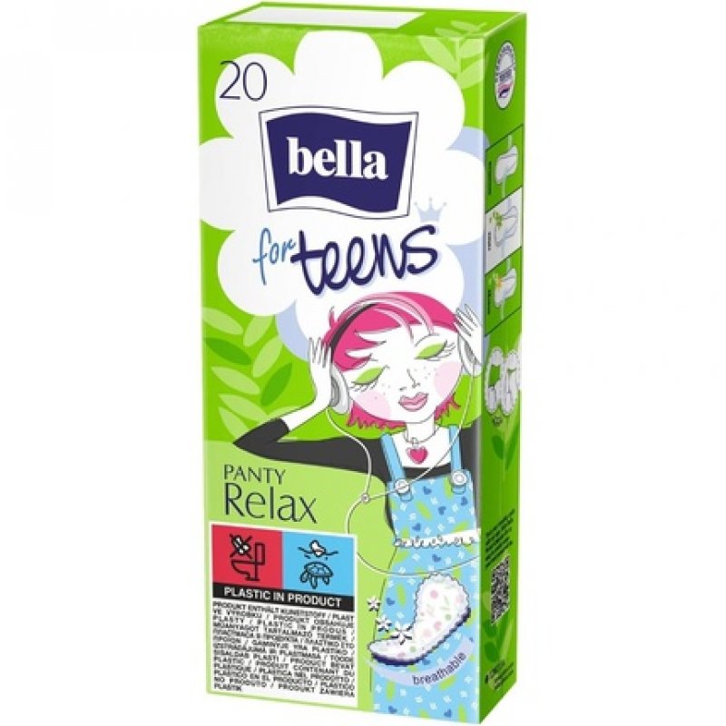 Bella for Teens Relax Panty Liners 20 Units