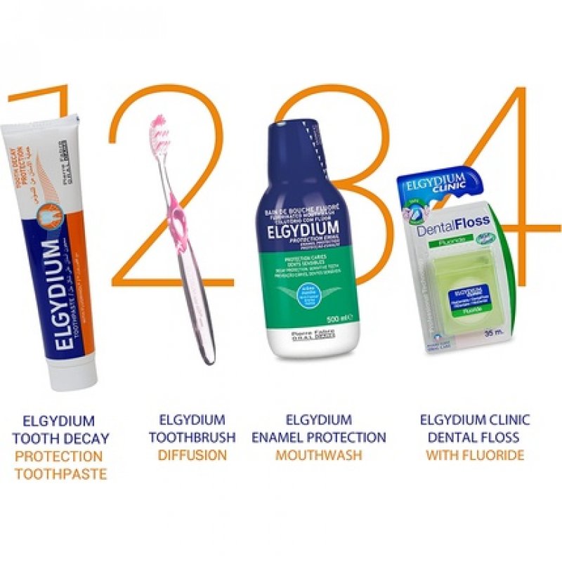 Elgydium Difusion Medium Toothbrush Blue