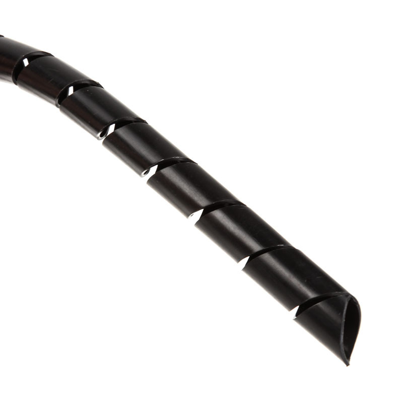 InLine compatible Spiralband Kabelschlauch, schwarz - 18mm x 10m