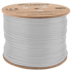 BOBINA CAT.6A LANBERG FTP RJ45 SOLIDO COBRE LSZH CPR FLUKE TESTE AWG24 305M GRIS
