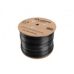 Lanberg LCF6-30CU-0305-BK câble de réseau Noir 305 m Cat6