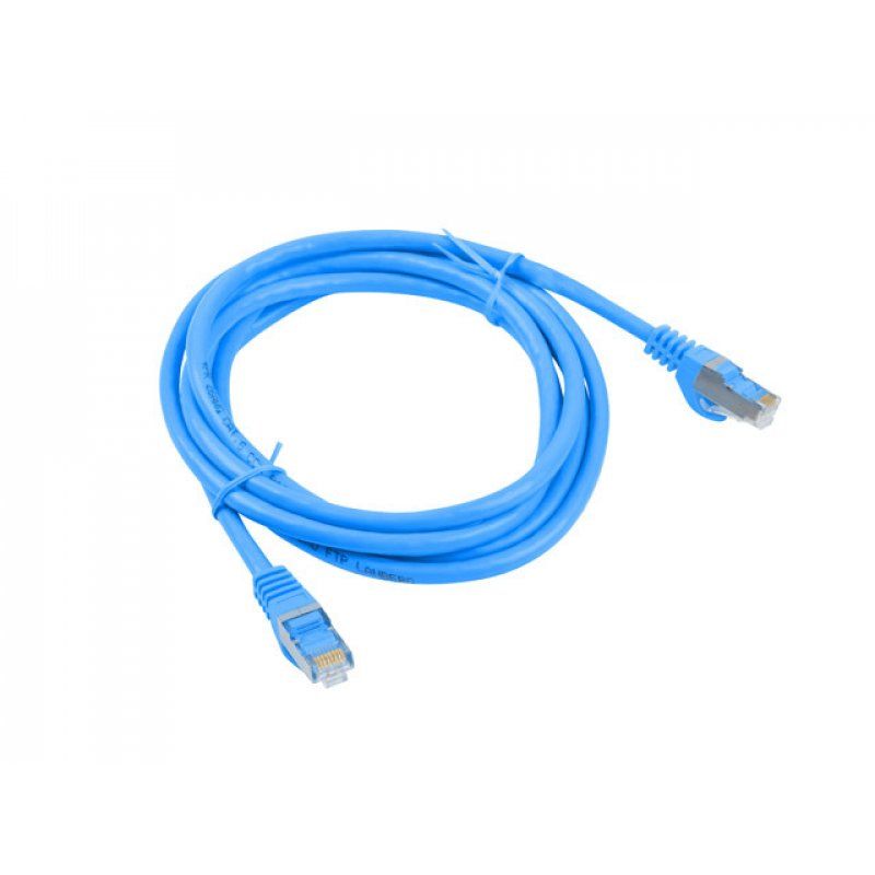 Lanberg PCF6-10CC-0100-B câble de réseau Bleu 1 m Cat6 F/UTP (FTP)
