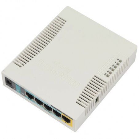 Mikrotik RB951Ui-2HnD Blanc Connexion Ethernet, supportant l'alimentation via ce port (PoE)