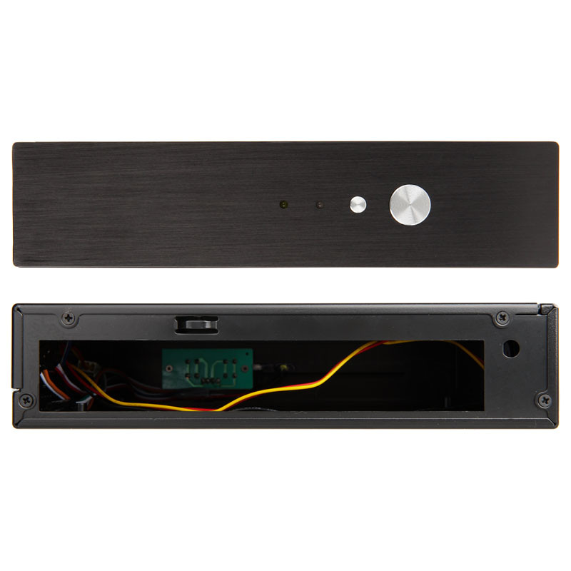 Akasa Cypher Thin-Mini-ITX Gehäuse inkl. 120W Netzteil OEM - sc - Gehäuse - Mini-ITX