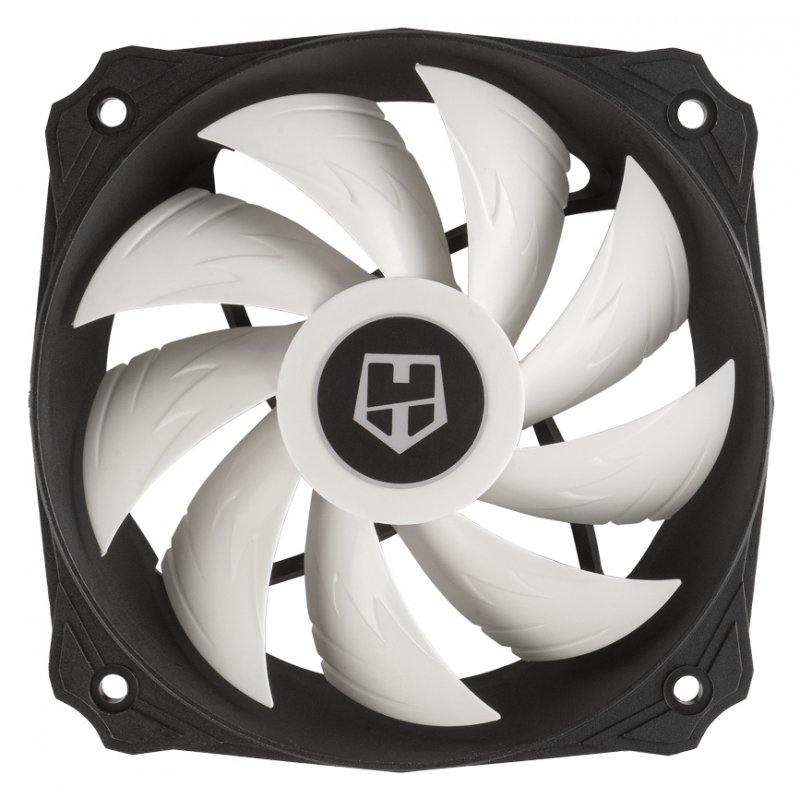 NOX H-212 Processor Cooler 12 cm Aluminium, Black, White 1 pc(s)