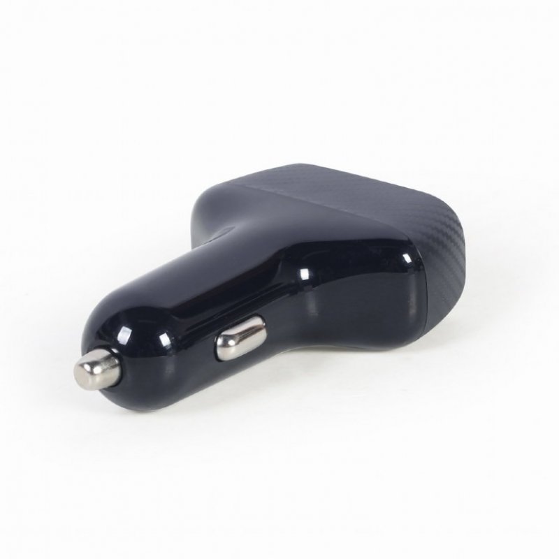 CARGADOR RÁPIDO DE COCHE USB GEMBIRD DE 2 PUERTOS, QC3.0, 36 W, NEGRO