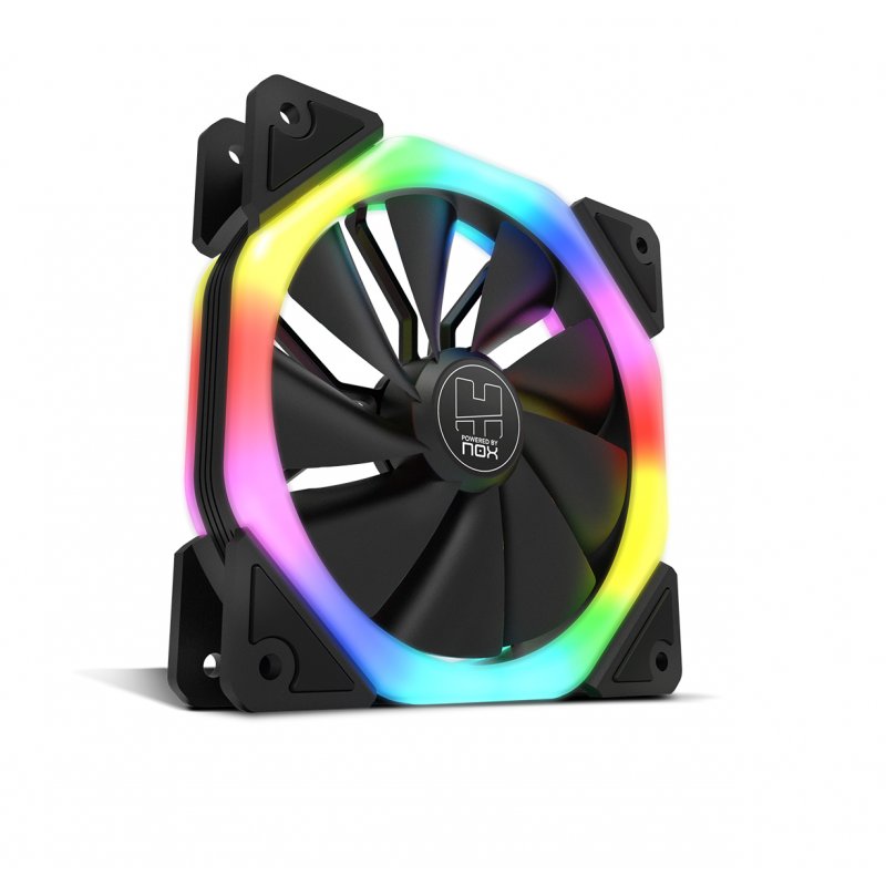 NOX S-Fan Computer case 12 cm Black