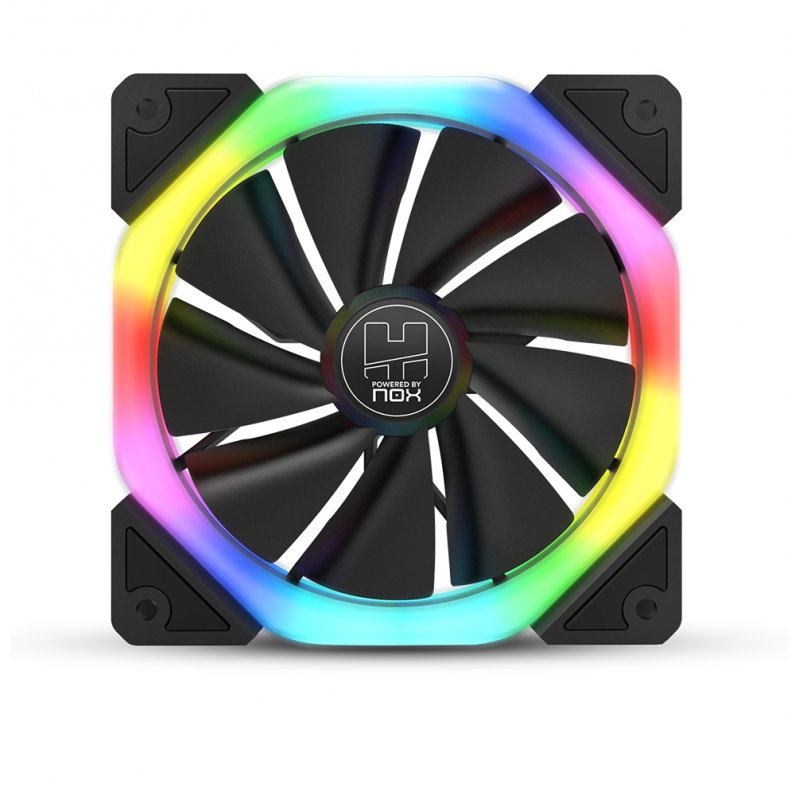 VENTILADOR CAJA NOX HUMMER S-FAN 1200MM DUAL RING ARGB