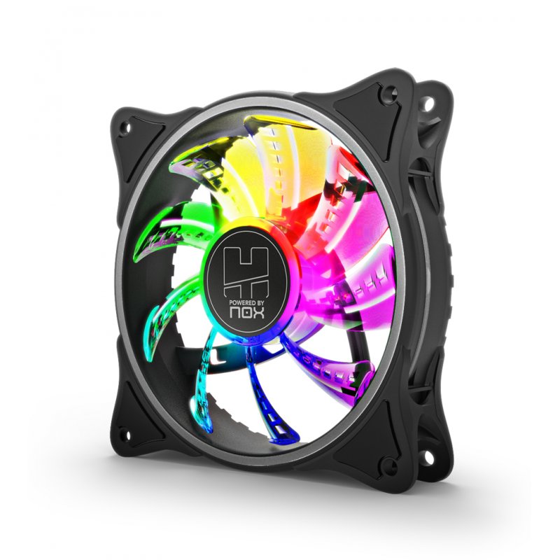 NOX A-Fan Boitier PC Ventilateur 12 cm Noir 1 pièce(s)