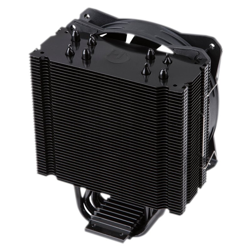 Hiditec C12 PWM ARGB Processor Air cooler Black 1 pc(s)