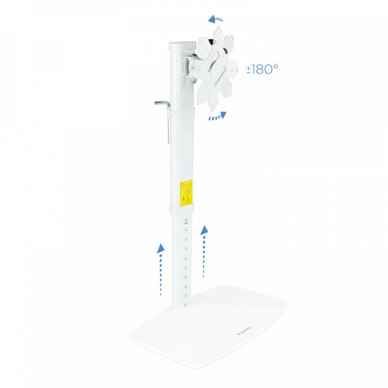 TooQ DB1127TN-W support d'écran plat pour bureau 68,6 cm (27") Blanc