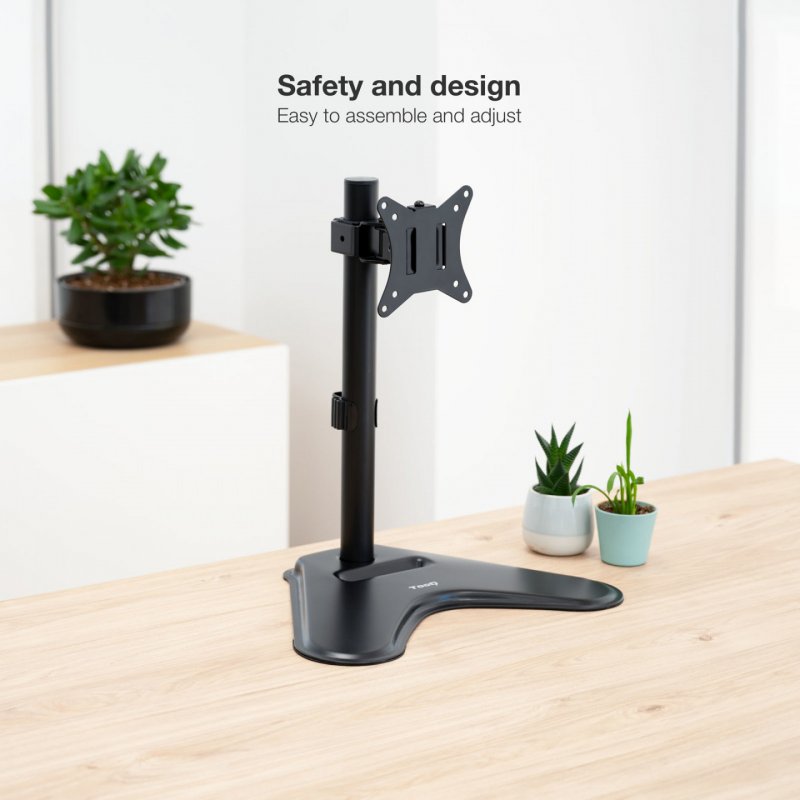 TooQ DB1701TN-B monitor mount / stand 81.3 cm (32") Black Desk