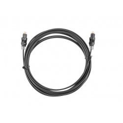 Lanberg CA-TOSL-10CC-0020-BK fibre optic cable 2 m TOSLINK Black