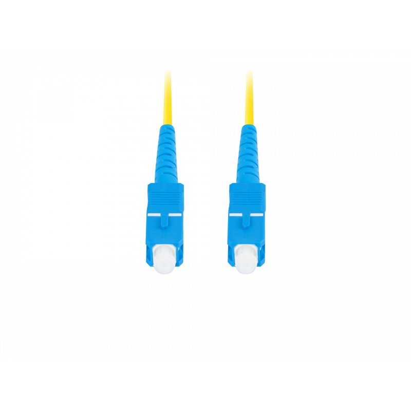 LATIGUILLO FIBRA 10M LANBERG MONO SC/UPC-SC/UPC SIMPLEX G657A1 LSZH AMARILLO