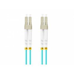 Lanberg FO-LULU-MD31-0010-TQ fibre optic cable 1 m LC OM3 Aqua colour