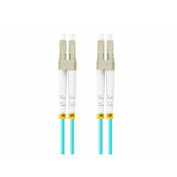 Lanberg FO-LULU-MD31-0030-TQ fibre optic cable 3 m LC OM3 Aqua colour