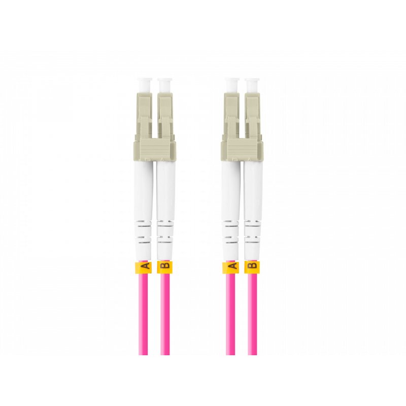 Lanberg FO-LULU-MD41-0050-VT câble de fibre optique 5 m LC OM4 Violet