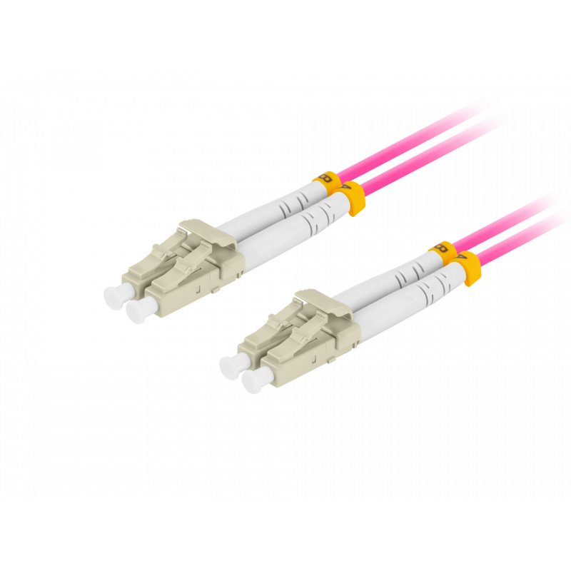 Lanberg FO-LULU-MD41-0050-VT câble de fibre optique 5 m LC OM4 Violet