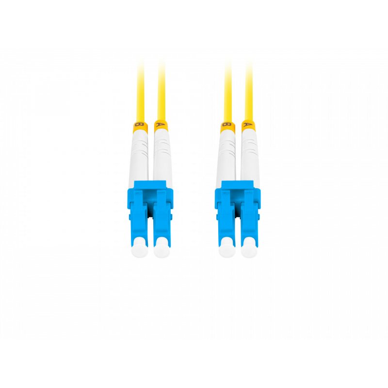 Lanberg FO-LULU-SD11-0010-YE fibre optic cable 3 m LC G.657.A1 Yellow