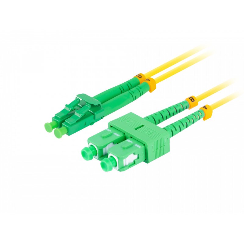Lanberg FO-SALA-SD11-0020-YE fibre optic cable 2 m SC LC G.657.A1 Yellow