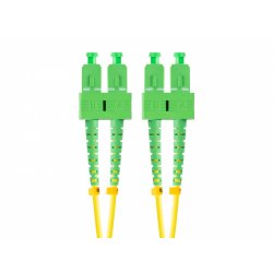 Lanberg FO-SASA-SD11-0020-YE câble de fibre optique 2 m SC G.657.A1 Vert, Jaune