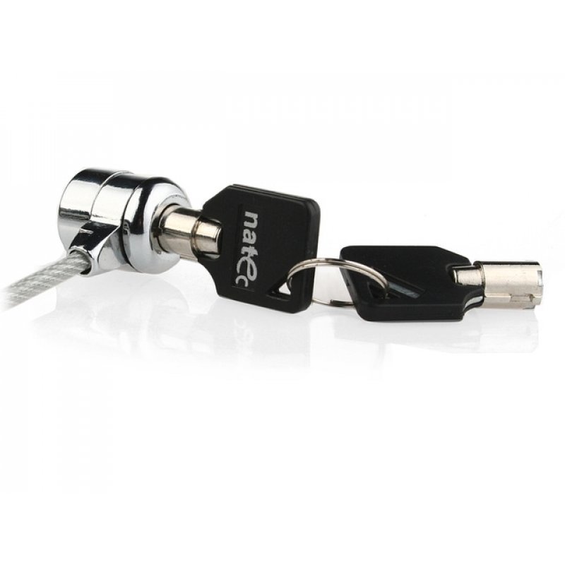 CABLE SEGURIDAD NATEC LOBSTER 1.8 M PARA PORTATIL CON LLAVE