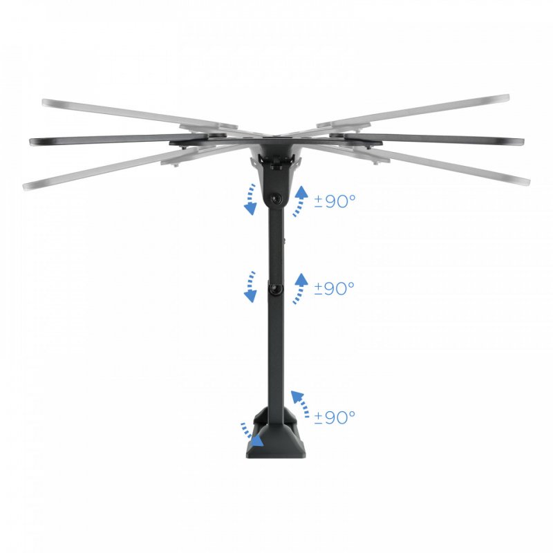 SOPORTE PARED TV TOOQ LP6055TN-B NEGRO 23-55" MAX 30 KG