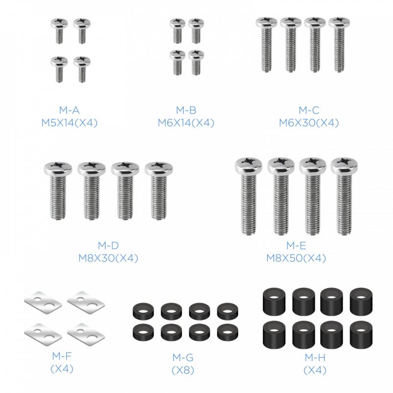 TooQ LP42100T-B support pour téléviseur 2,54 m (100") Noir