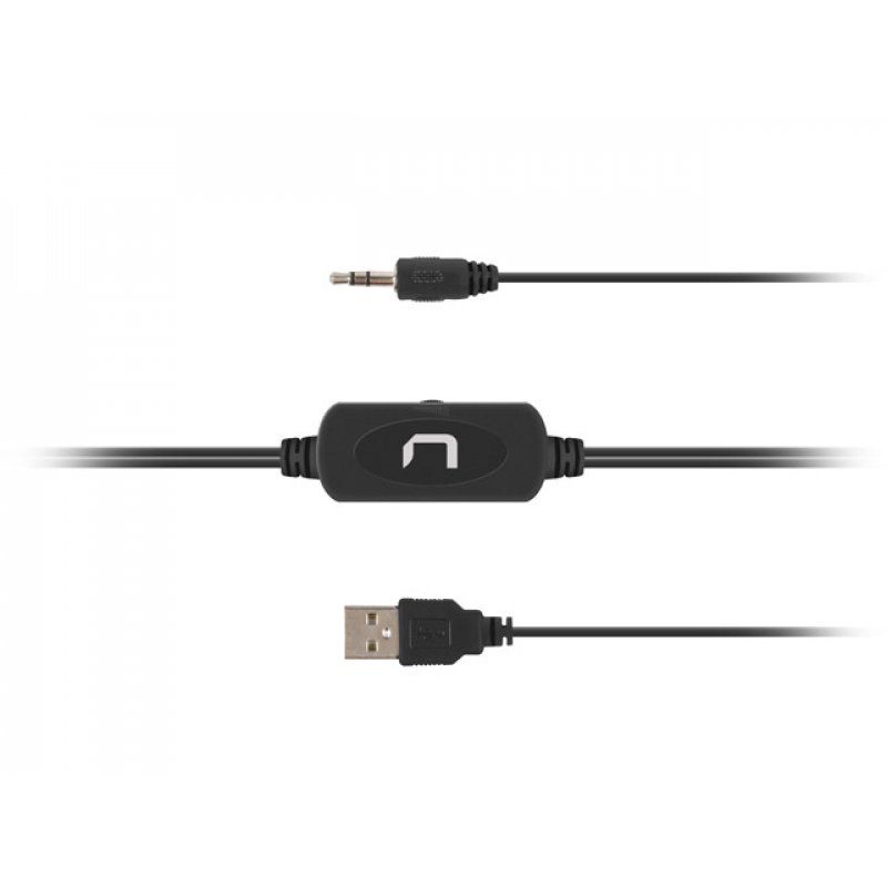 NATEC LYNX haut-parleur 2-voies Noir Avec fil 6 W