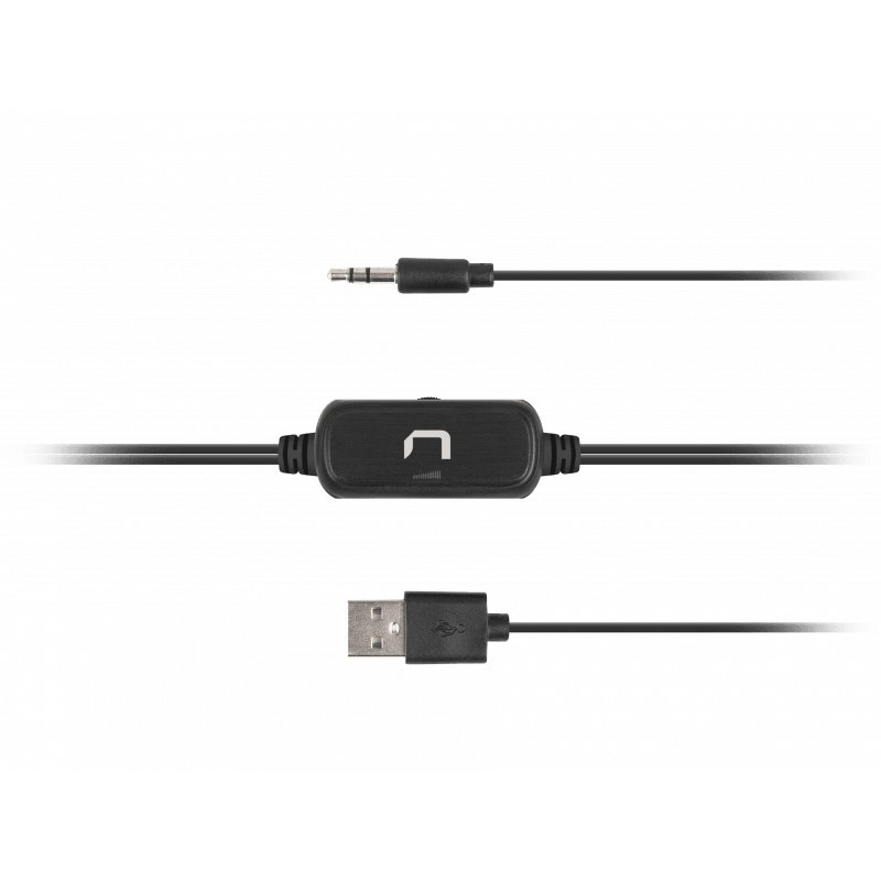 NATEC COUGAR haut-parleur Noir Avec fil 6 W