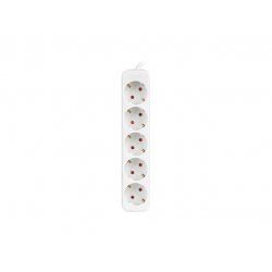 Lanberg PS0-05F-0300-W power extension 3 m 5 AC outlet(s) Indoor White