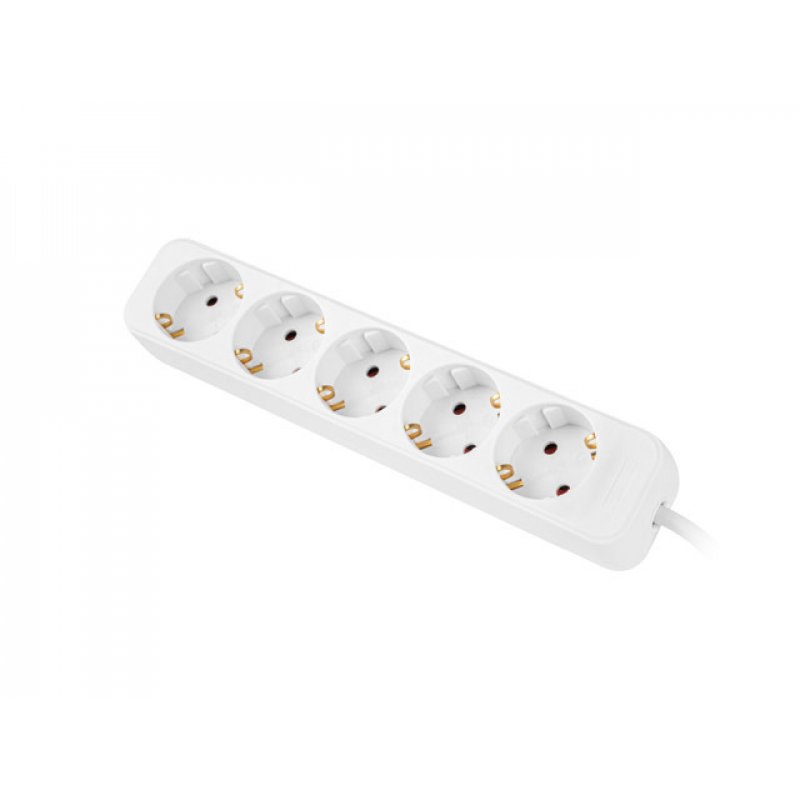 REGLETA LANBERG 5 TOMAS SCHUKO BLANCA 3M