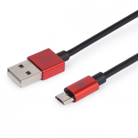 Maillon Technologique Premium MTPMUR241 USB cable 1 m USB 2.0 USB A Micro-USB B Red