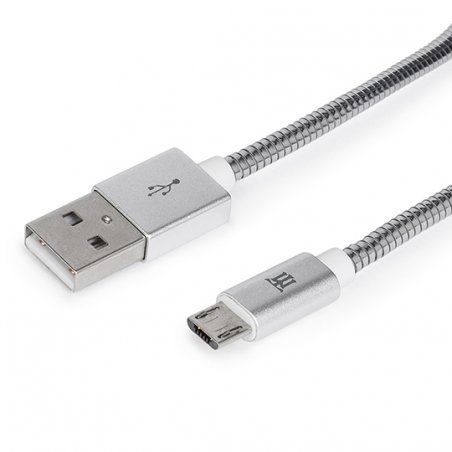 Maillon Technologique Premium MTPMUMS241 USB cable 1 m USB 2.0 USB A Micro-USB B Silver