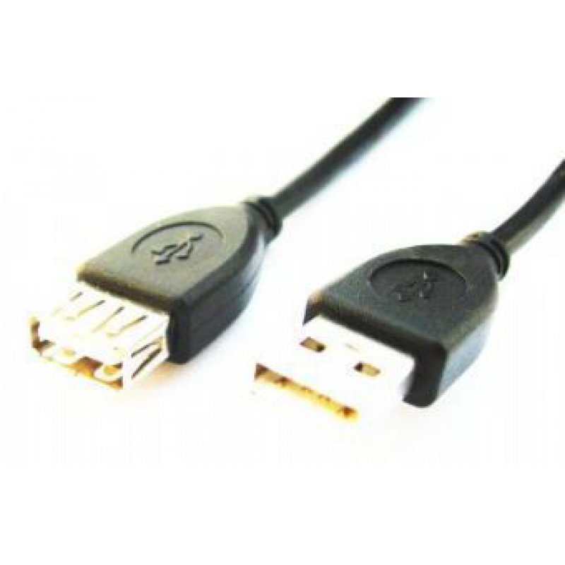 Gembird 3m USB 2.0 A M/FM câble USB USB A Noir